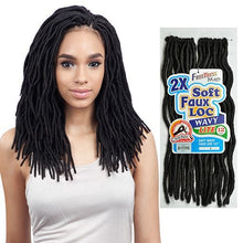 Load image into Gallery viewer, FREETRESS BRAID 2X SOFT FAUX LOC 12 INCHES COLOR  #BUG
