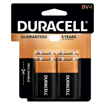 Duracell 9V batteries