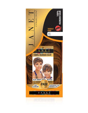 Load image into Gallery viewer, JANET  COLLECTION HUMAN HAIR  WEFT WEAVE 28PCS COLOR P FR1B/BURG
