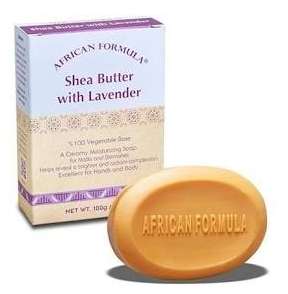 African Formula shea butter with Lavender soap