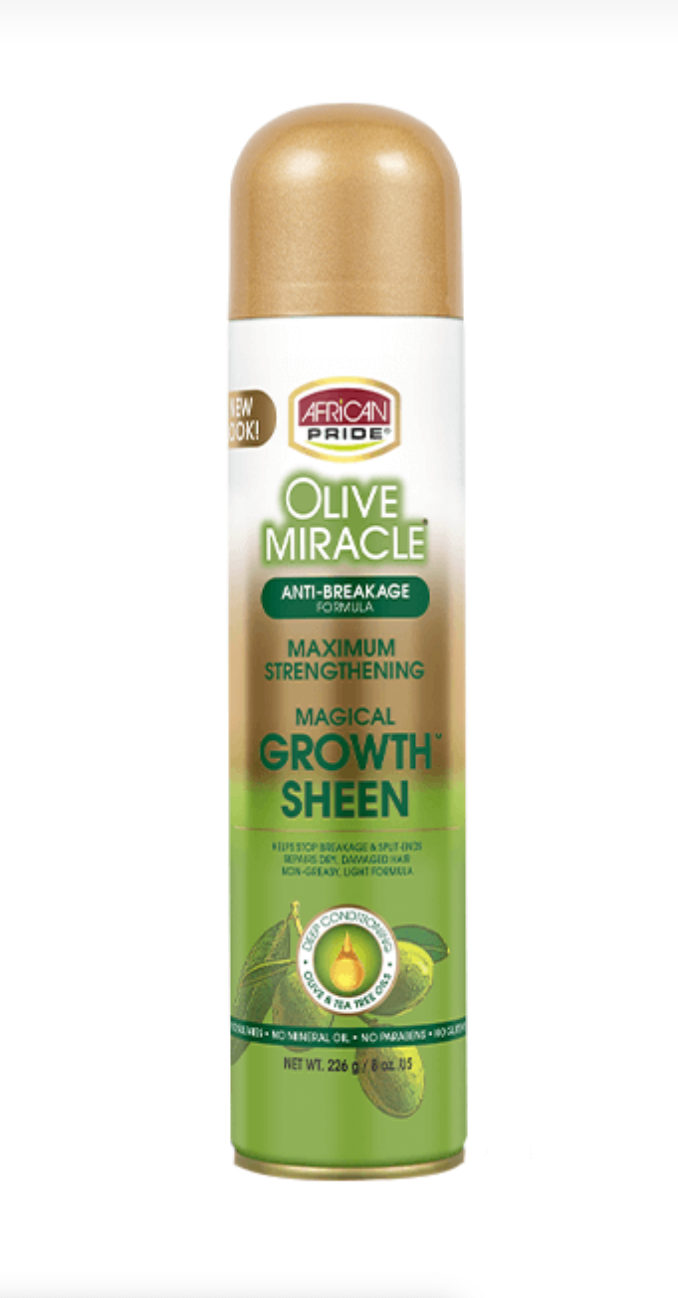 African Pride A/PRIDE Olive Miracle Growth Sheen  8oz