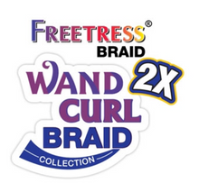 Load image into Gallery viewer, SHAKE-N-GO  2X WEEZY CURL COLOR 2  WAND CURL BRAID
