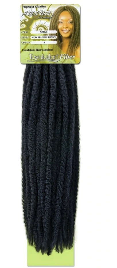 Amour New Malibu Kinky Twist Bulk Synthetic Braiding Hair  COLOR   tib/118