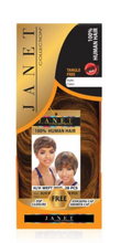 Load image into Gallery viewer, JANET COLLECTION HUMAN HAIR  Weft WVG 28pcs Color 27
