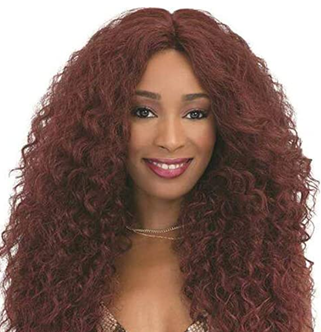 JANET  SUPER FLOW DEEP PART LACE CAPRI  WIG - COLOR 2