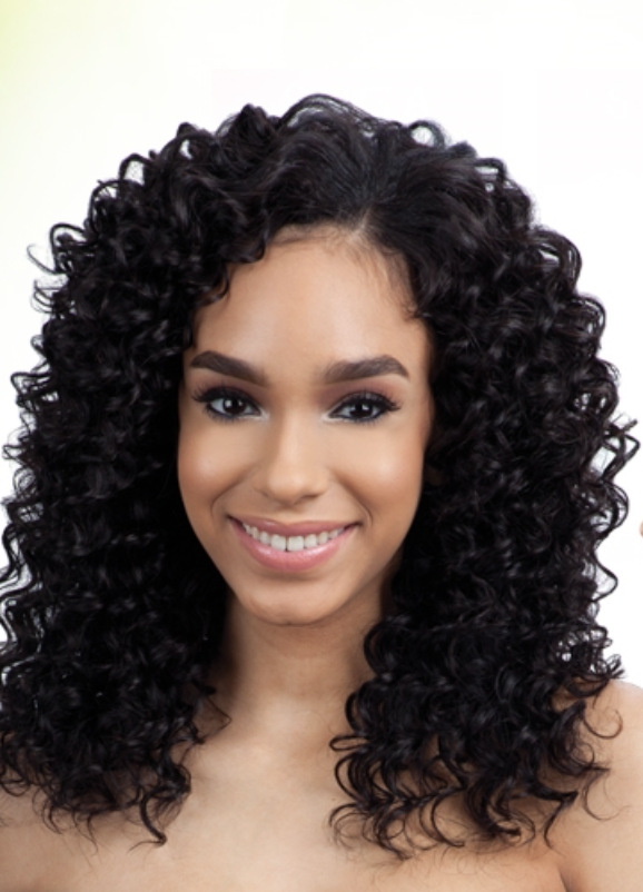 SAGA NAKED BRAZILIAN DEEP WAVE 7PCS + CLOSURE -NATURAL