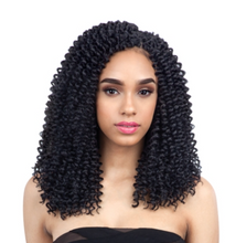 Load image into Gallery viewer, FreeTress Jazz Water 12&quot; Crochet Synthetic Braiding Hair  Color 1B
