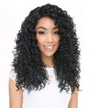 Load image into Gallery viewer, JANET BRAZILIAN  HUMAN HAIR - STYLE BRAZILIAN SCENT LACE WIG - COLOR 1B
