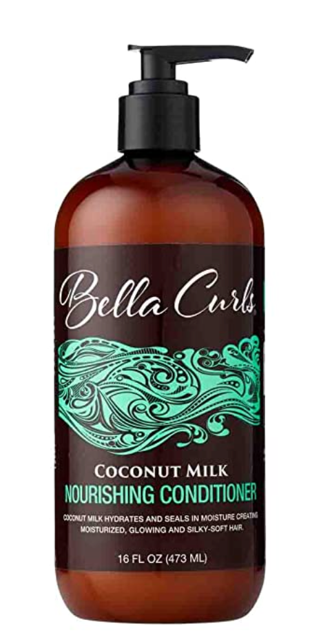 bella Curls coconut milk conditioner