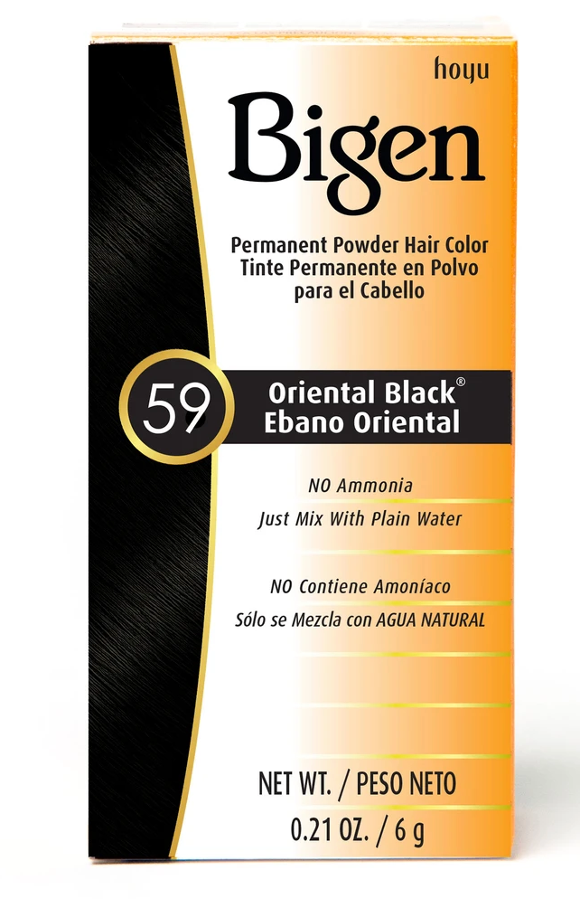 Bigen Permanent Powder Hair Color -59 oriental black