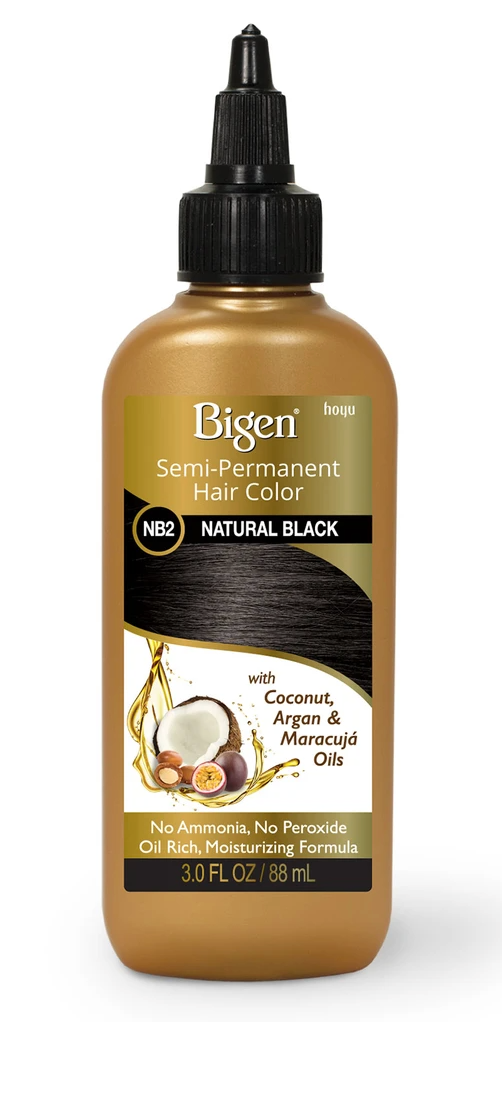 Bigen semi-permanat hair color (natural Black)