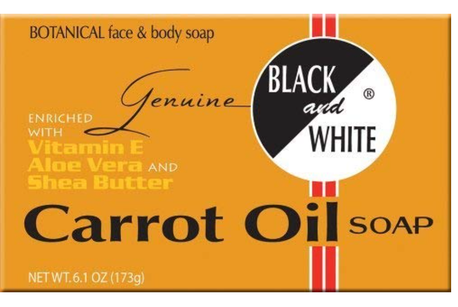 BLACK AND WHITE CARROT OIL SOAP