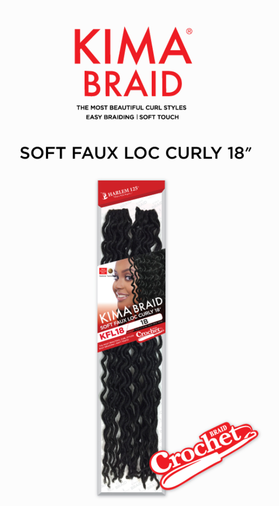 HARLEM 125 SOFT FAUX LOC CURLY 18