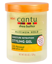 Load image into Gallery viewer, Cantu Shea Butter moisture retention styling gel with flaxseed and olive oil - 18.5oz
