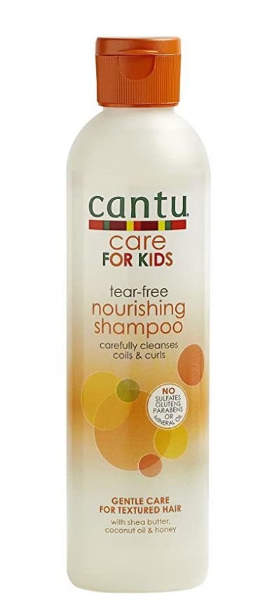 Cantu care for kids tear-free nourishing shampoo carefully cleanses coils and curls -8oz