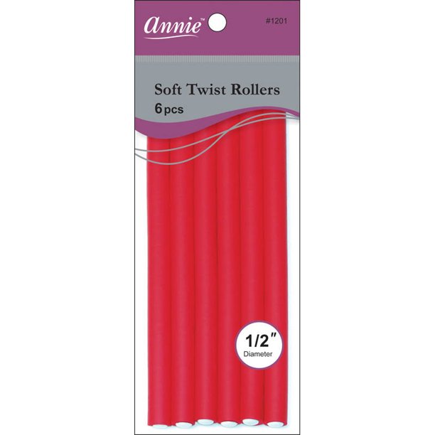 ANNIE SOFT TWIST ROLLERS 6PCS-1/2