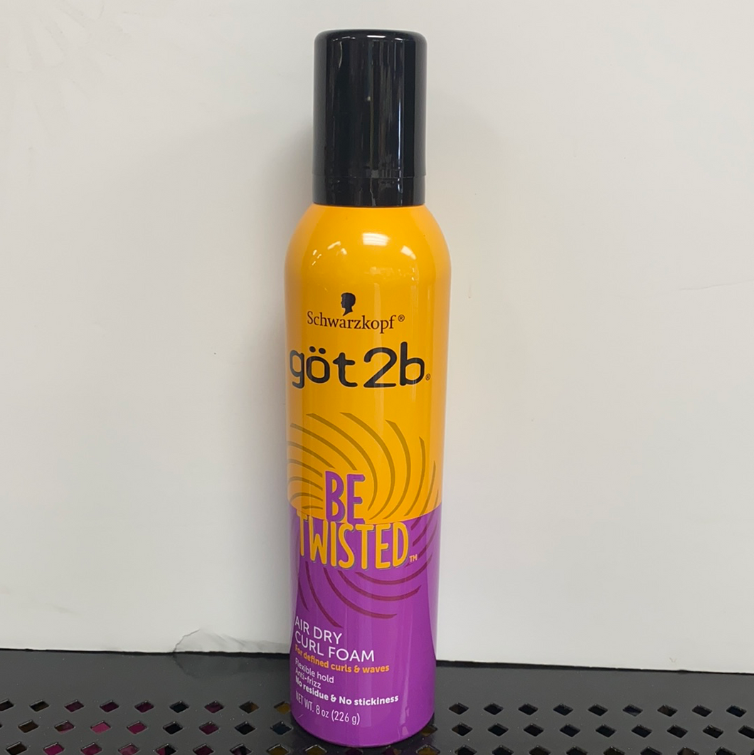 Got2b be twisted air dry curl foam 8oz