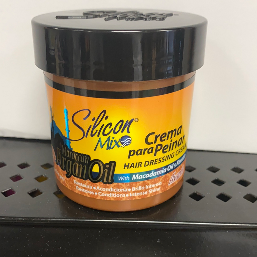 Silicon mix hair dressing cream with macadamia oil & keratin 6oz