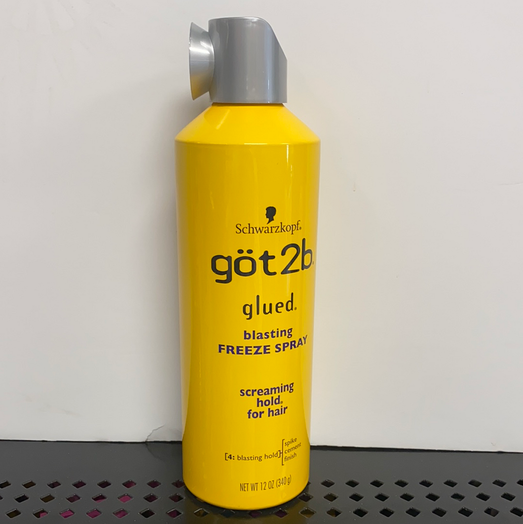 Got2b glued blasting freeze spray screaming hold for hair 12oz