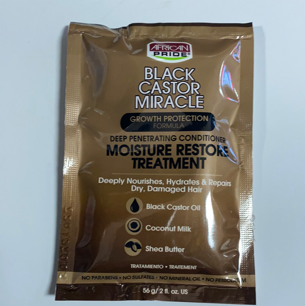 Black castor miracle moisture restore treatment 2oz