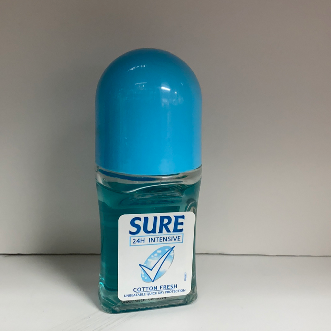 Sure body deodorant cotton fresh