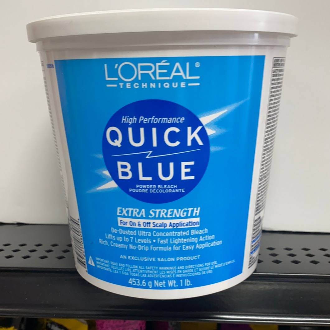 L’Oréal quick blue extra strength powder bleach 453.6g